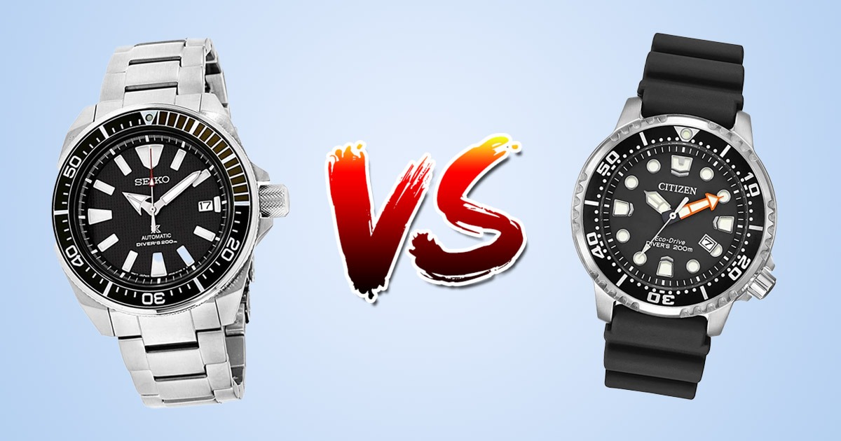 Seiko vs Citizen: A Head-To-Head Comparison