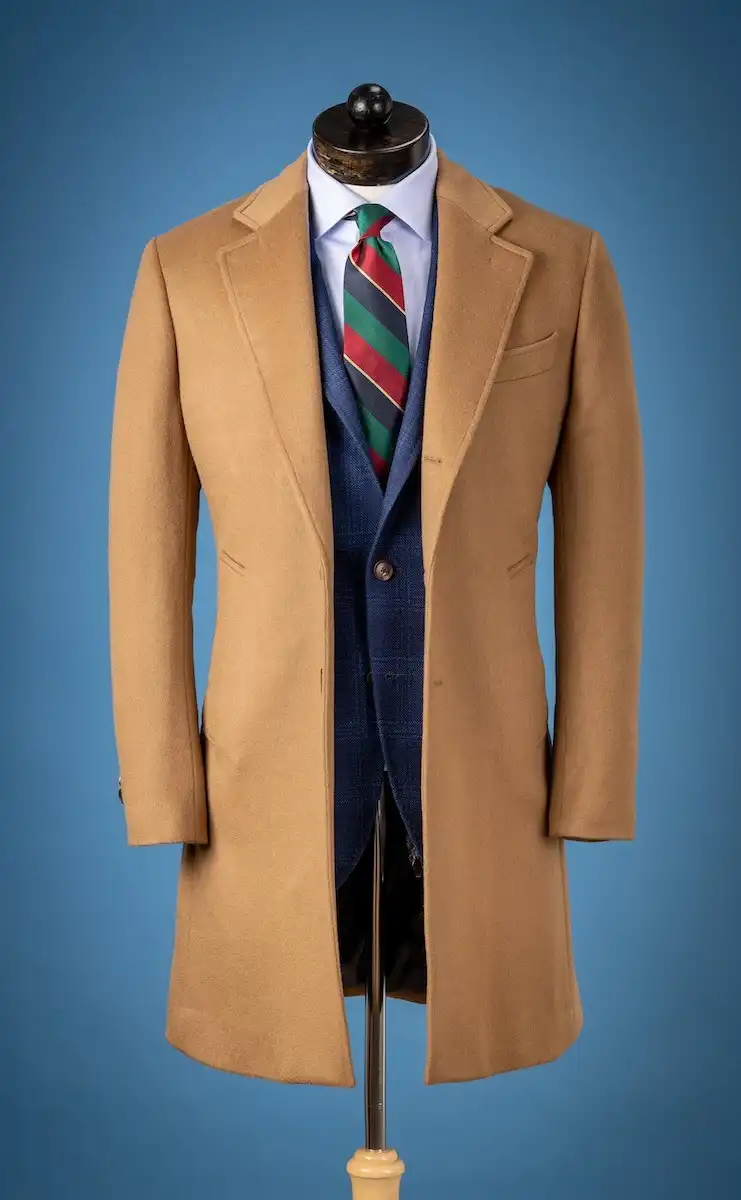 Spier & Mackay Camel Wool Cashmere Topcoat