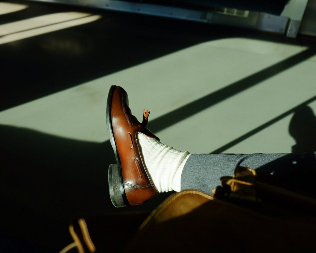 stylish man indoors
