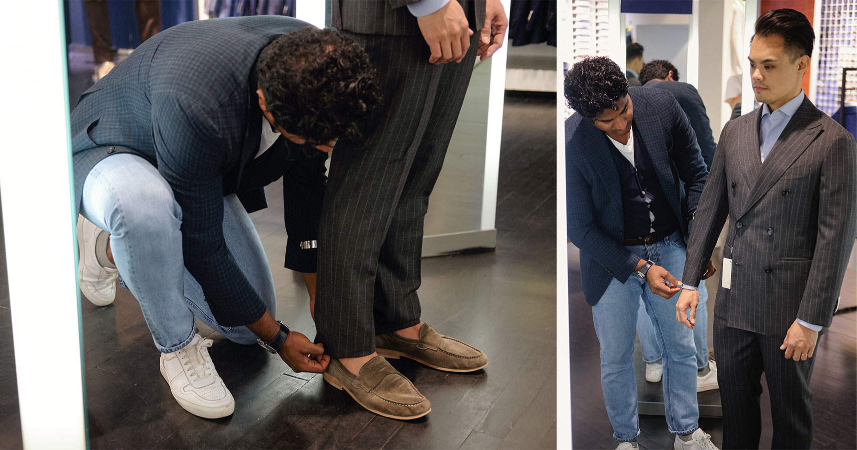 suitsupply custom made suit pants and jacket sleeve adjustments - effortless gent