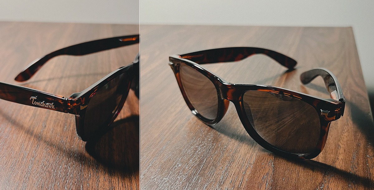 tomahawks in tortoise side by side