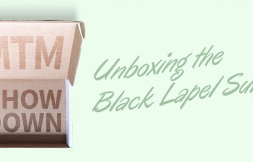 MTM Showdown: Unboxing the Black Lapel Suit