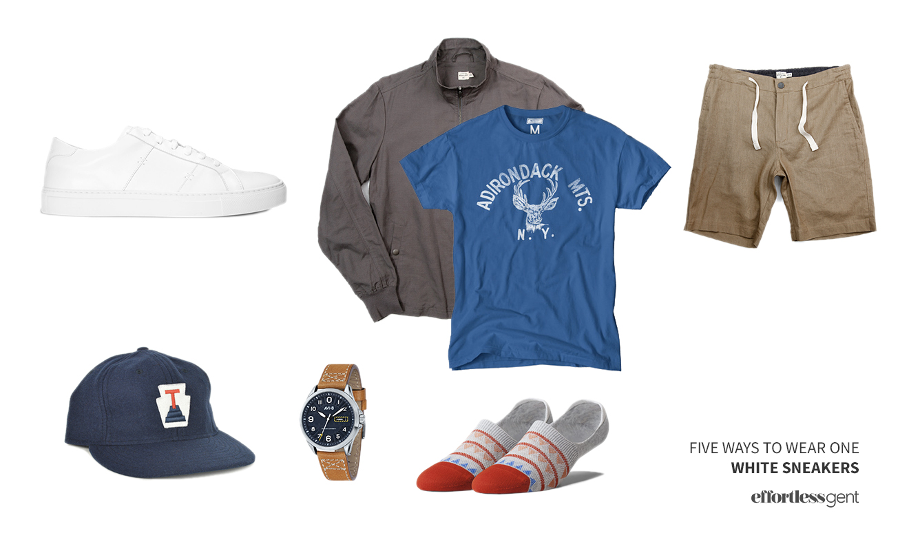 Five Ways to Wear One: White Sneakers
