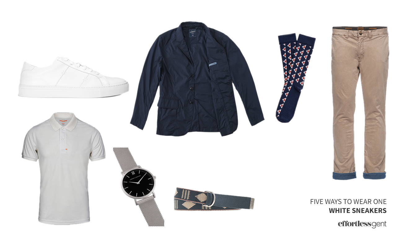 Five Ways to Wear One: White Sneakers